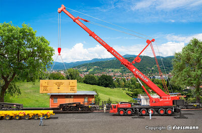 Kibri H0 - 13014 - H0 DEMAG AC 665 Teleskopkran mit Superlifteinrichtung - Artikelbild