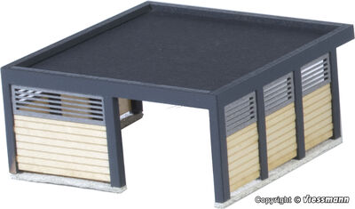 Kibri - 38346 - H0 Carport - Polyplate Bausatz - Artikelbild
