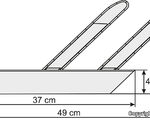 Kibri H0 - 39005 - H0 Erweiterungs-Set 2 moderne Bushaltestationen mit Segel inkl. LED-Beleuchtung - Artikelbild