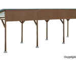 Kibri H0 - 38349 - H0 Holzcarport - Artikelbild