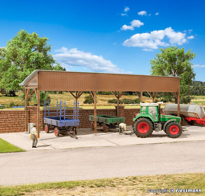 Kibri H0 - 38349 - H0 Holzcarport - Artikelbild