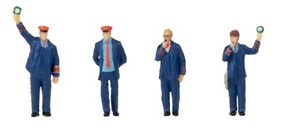 Faller H0 - 180237 - Figuren-Set mit Sound-Effekt Bahnpersonal & Schaffnerpfiff - Artikelbild