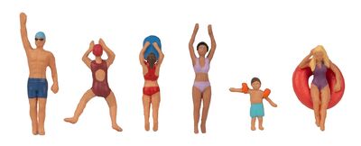 Faller H0 - 151687 - Beim Baden und Schwimmen - Artikelbild