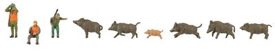 Faller H0 - 151701 - Jäger und Wildschweine - Artikelbild