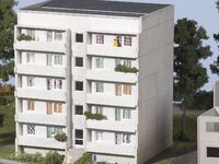 Piko H0 - 61146 - Plattenbau Wohnblock WBS70, Basis-Set