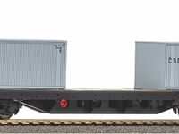 Piko H0 - 97935 - Start-Set mit Bettung BR 130 CSD + 3 Güterwagen