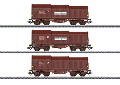 Märklin 46874 Teleskophaubenwagen-Set SNCB Ep. IV 3-tlg. NEU - OVP - Artikelbild