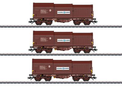Märklin 46873 Teleskophaubenwagen-Set SNCB Ep. IV 3-tlg. NEU - OVP - Artikelbild