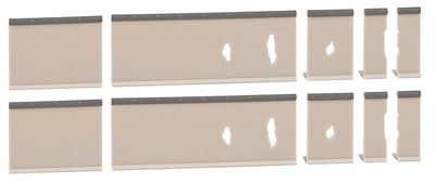 Faller 180399 Betonmauer (Berliner Mauer ohne Graffiti) Spur H0 NEU - OVP - Artikelbild