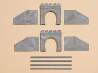 Auhagen 13276 Tunnelportale eingleisig Spur TT NEU - OVP