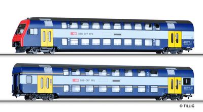 Tillig 70005 S-Bahn Zürich Doppelstockwagen SBB Ep. V - VI NEU - OVP - Artikelbild
