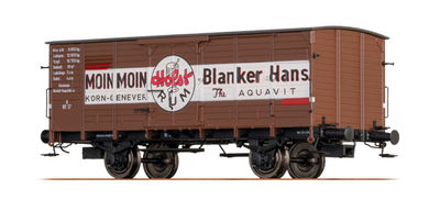 Brawa 49021 Gedeckter Güterwagen G 10 (Blanker Hans) BBÖ Ep.III NEU - OVP - Artikelbild