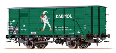Brawa 49050 Gedeckter Güterwagen (Darmol) DB Ep. III NEU - OVP - Artikelbild