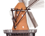 Kibri 37302 Windmühle mit Antrieb, Funktionsbausatz NEU - OVP - Artikelbild