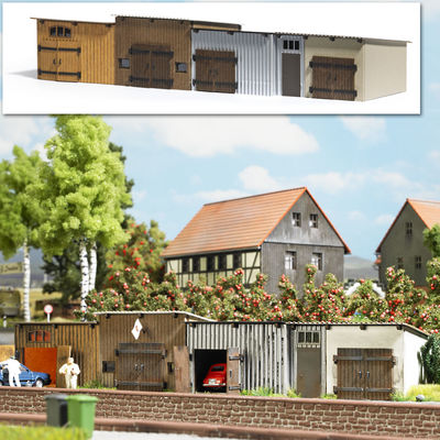 Busch 1454 Reihenschuppen NEU - OVP - Artikelbild