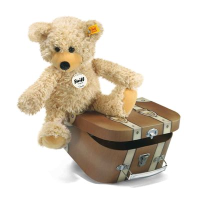 Steiff 012938 Scharly Schlenker-Teddybär im Koffer NEU - OVP - Artikelbild