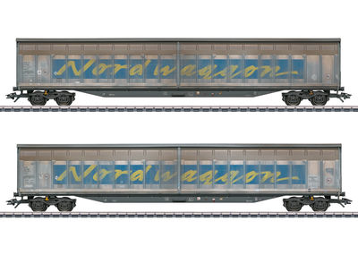 Märklin 48065 Schiebewandwagen-Set Transwaggon Ep. VI 2-tlg. NEU - OVP - Artikelbild