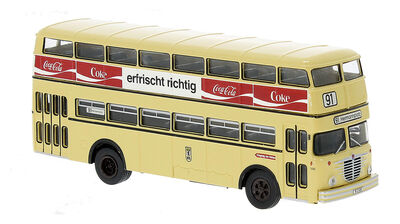 Brekina 61260 Büssing D2U BVG braune Brause NEU - OVP - Artikelbild