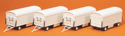 Preiser 20006 Zirkus 4x Packwagen ohne Beschriftung NEU - OVP - Artikelbild