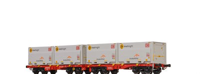Brawa 50664 Drehgestellflachwagen DB AG Ep. VI NEU - OVP - Artikelbild