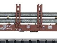 Minitrix 15484-01 Doppelrungenwagen mit Schienenprofilen NEU - OVP