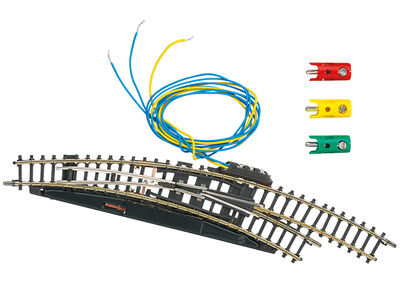 Märklin Spur Z - 8569 - Elektromagnetische Bogenweiche rechts Radius 195 mm - Artikelbild