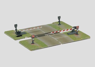 Märklin Spur Z - 8992 - Bahnübergang mit Halbschranke - Artikelbild