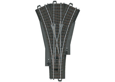 Märklin H0 - 24630 - Dreiwegweiche Länge 188,3 mm - Artikelbild