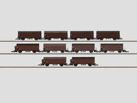 Märklin Spur Z - 82559 - Wagen-Display mit 10 verschiedenen Güterwagen Typ Gl 11.
