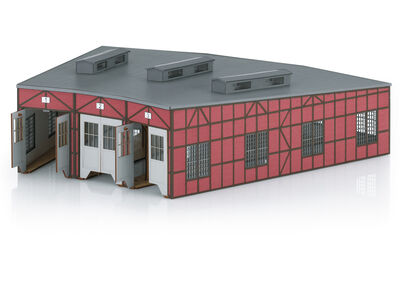 Märklin H0 - 72886 - Bausatz Lokomotivschuppen - Artikelbild