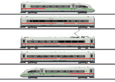 Märklin H0 - 39716 - Triebwagenzug ICE 4 Baureihe 412/812 mit grünem Streifen - Artikelbild