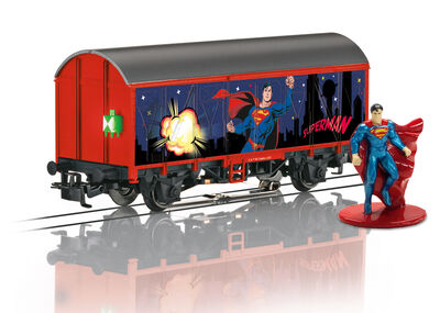 Märklin H0 - 44825 - Start up - Gedeckter Güterwagen Superman - Artikelbild