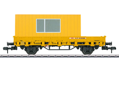Märklin Spur 1 - 58275 - Niederbordwagen mit Baucontainer - Artikelbild
