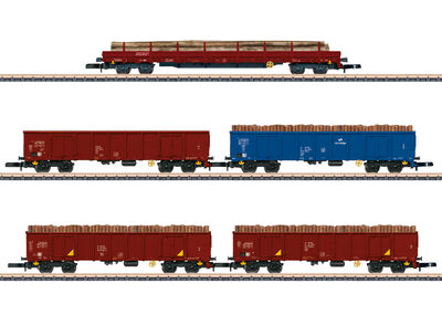 Märklin Spur Z - 86683 - Wagen-Set Holztransport - Artikelbild