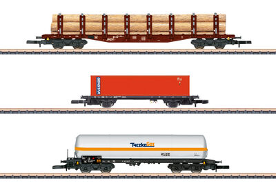 Märklin Spur Z - 82596 - Güterwagen-Set mit gemischten Ladungen - Artikelbild