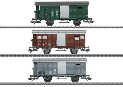 Märklin H0 - 46568 - Güterwagen-Set mit gedeckten Güterwagen K3 - Artikelbild