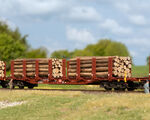 Märklin H0 - 47154 - Rungenwagen-Set Holztransport - Artikelbild