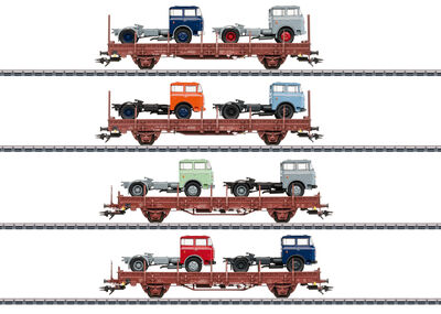 Märklin H0 - 46406 - Güterwagen-Set Fahrzeugtransport - Artikelbild