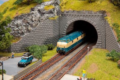 Faller - 120578 - Tunnelportal, 2-gleisig - Artikelbild