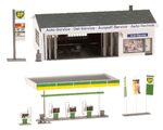 Faller - 130345 - Tankstelle mit Servicegebäude - Artikelbild