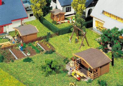 Faller - 232209 - 3 Gartenhäuser - Artikelbild