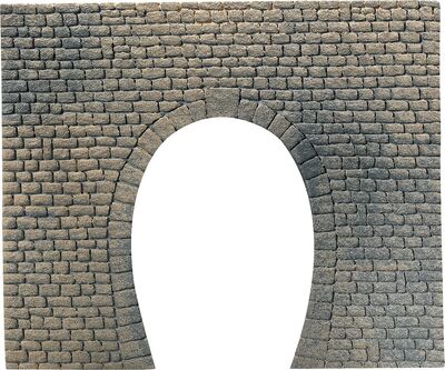 Faller - 170830 - Dekorplatte Tunnelportal, Naturstein-Quader - Artikelbild