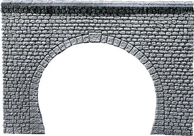 Faller - 170881 - Dekorplatte Tunnelportal Profi, Naturstein-Quader - Artikelbild