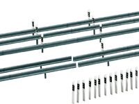 Faller - 180535 - Leitplanken, 32 Begrenzungspfähle, 1600 mm