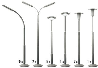 Faller - 180538 - Straßenlampen-Set - Artikelbild