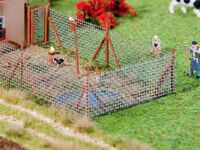 Faller - 180414 - Maschendrahtzaun mit Holzpfosten, 340 mm