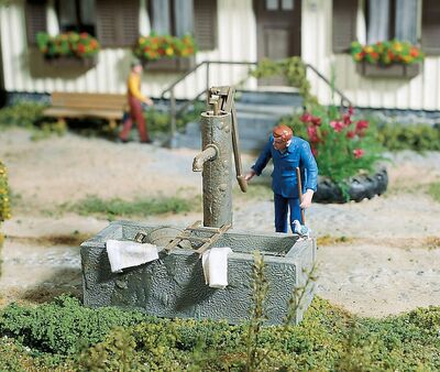 Faller - 333212 - Pumpbrunnen mit Wassertrog - Artikelbild