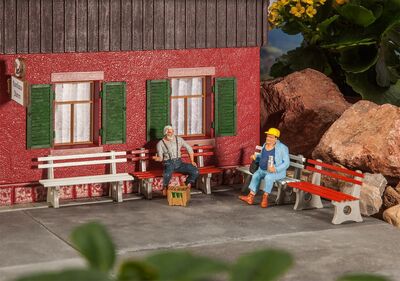 Faller - 333221 - 4 Parkbänke - Artikelbild