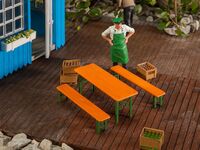 Faller - 333222 - Biertisch und -bänke