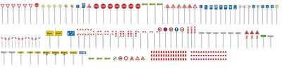 Faller - 272449 - Verkehrsschilder-Set - Artikelbild